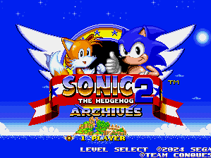 Sonic The Hedgehog 2: Archives