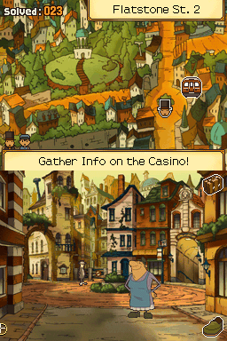Professor Layton and the Unwound Future Screenshot 1