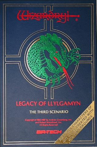 Wizardry II: Llylgamyn no Isan Cover Art