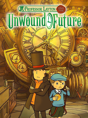 Professor Layton and the Unwound Future Cover Art