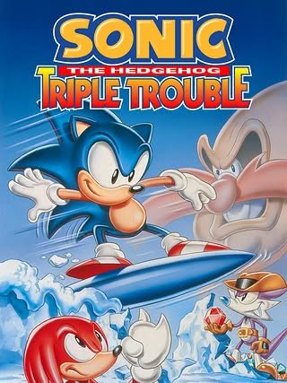 Sonic the Hedgehog: Triple Trouble Cover Art