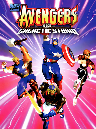 Avengers in Galactic Storm Cover Art