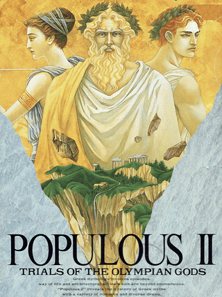 Populous II: Trials of the Olympian Gods Cover Art