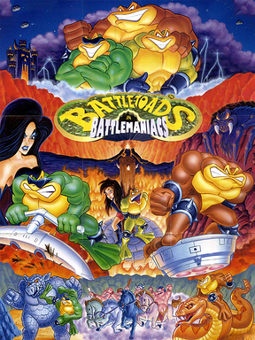 Battletoads In Battlemaniacs Cover Art