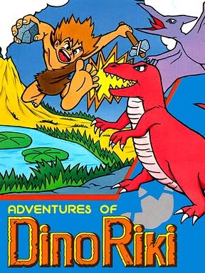 Adventures of Dino Riki Cover Art