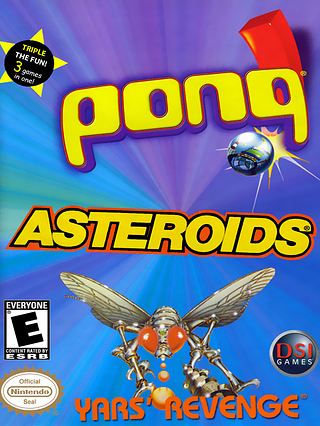 Asteroids / Pong / Yars' Revenge Cover Art