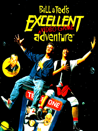 Bill & Ted's Excellent Video Game Adventure Cover Art