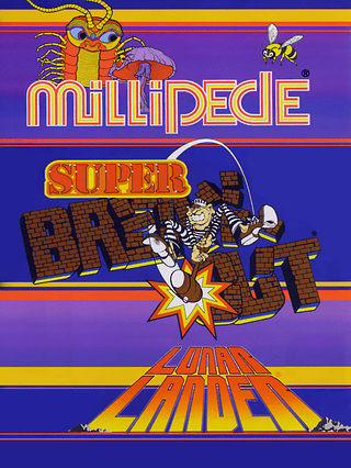 Millipede / Super Breakout / Lunar Lander Cover Art