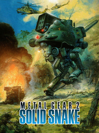 Metal Gear 2: Solid Snake Cover Art