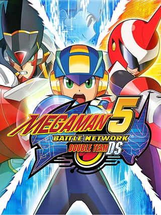Mega Man Battle Network 5: Double Team DS Cover Art