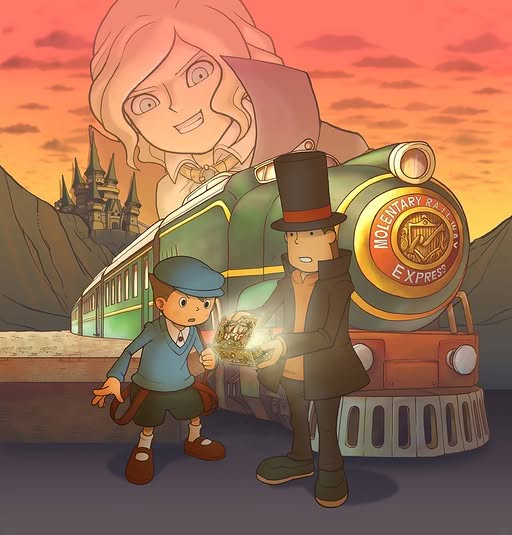 Professor Layton and the Diabolical Box Artwork 1