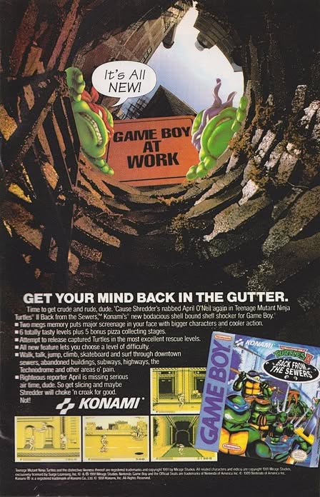 Teenage Mutant Ninja Turtles II: Back from the Sewers Artwork 5