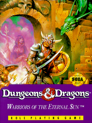 Dungeons & Dragons: Warriors of the Eternal Sun Cover Art