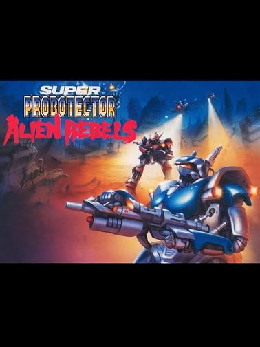 Super Probotector: Alien Rebels Cover Art