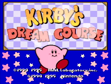 Kirby's Dream Course Screenshot 2