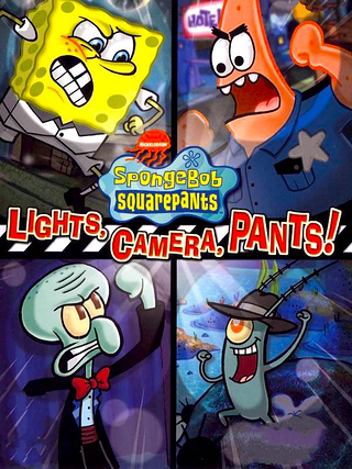 SpongeBob SquarePants: Lights, Camera, Pants! Cover Art