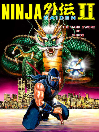 Ninja Gaiden II: The Dark Sword of Chaos Cover Art