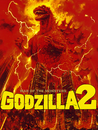 Godzilla 2: War of the Monsters Cover Art