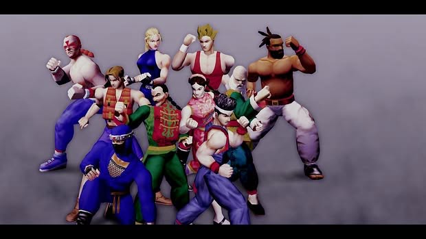 Virtua Fighter 2 Artwork 1