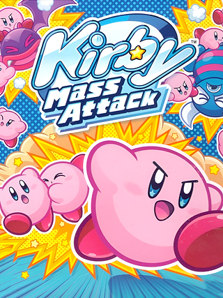 Kirby Mass Attack Cover Art