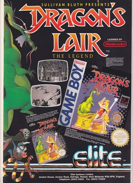 Dragon's Lair: The Legend Artwork 1
