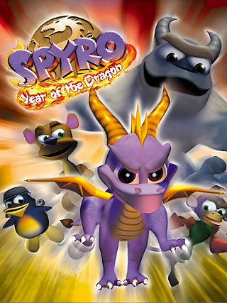 Spyro: Year of the Dragon Cover Art