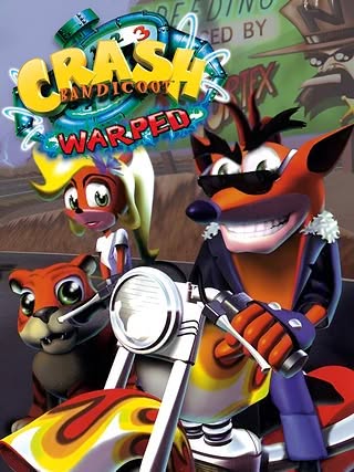 Crash Bandicoot: Warped Cover Art
