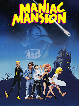 Maniac Mansion Cover Art