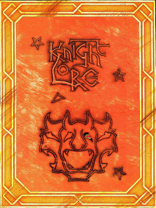 Knight Lore Cover Art