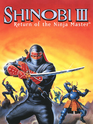 Shinobi III: Return of the Ninja Master Cover Art