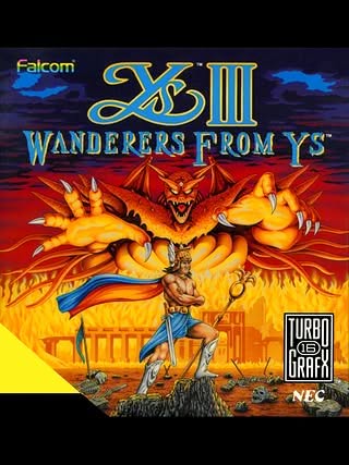 Ys III: Wanderers from Ys Cover Art