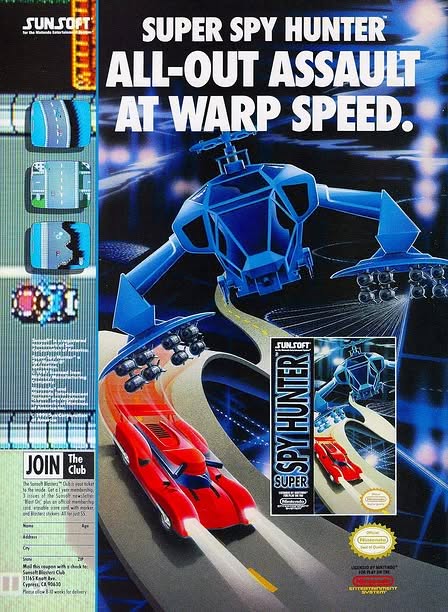 Super Spy Hunter Artwork 1