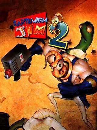 Earthworm Jim 2 Cover Art