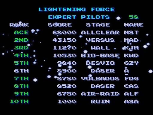 Lightening Force: Quest for the Darkstar Screenshot 4
