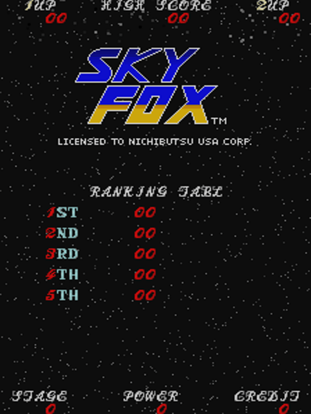 Sky Fox Screenshot 2