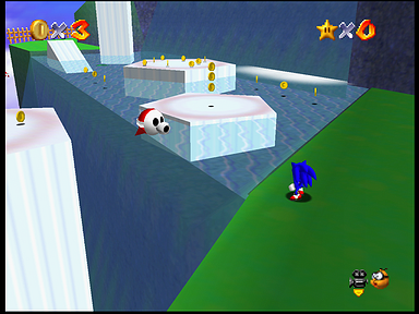 Sonic in Mario's Mind Screenshot 2