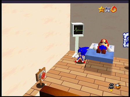 Sonic in Mario's Mind Screenshot 3