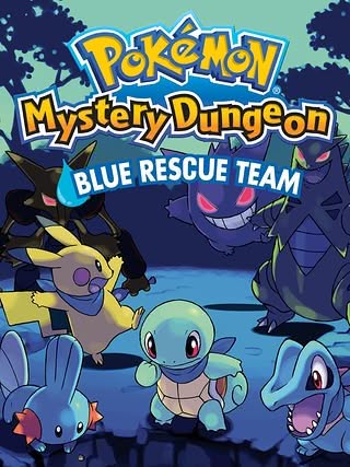 Pokémon Mystery Dungeon: Blue Rescue Team Cover Art