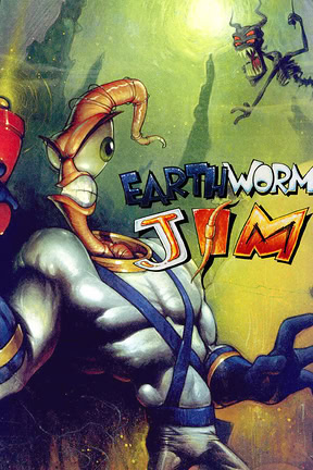 Earthworm Jim Cover Art