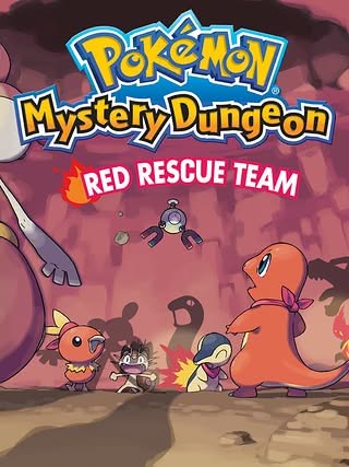 Pokémon Mystery Dungeon: Red Rescue Team Cover Art