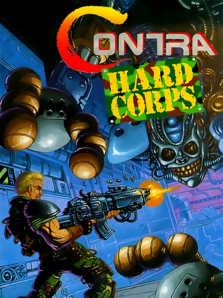 Contra: Hard Corps Cover Art