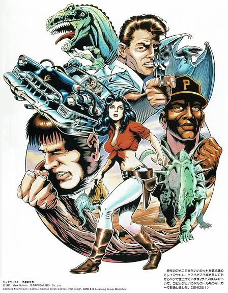 Cadillacs and Dinosaurs Artwork 1