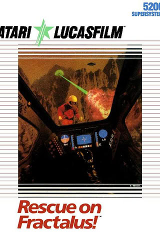 Cover of Rescue on Fractalus! 