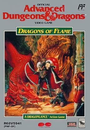 Cover art of Advanced Dungeons & Dragons - Dragons of Flame
